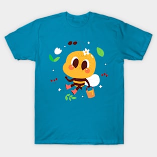 Bee Hand Drawn Cartoon T-Shirt